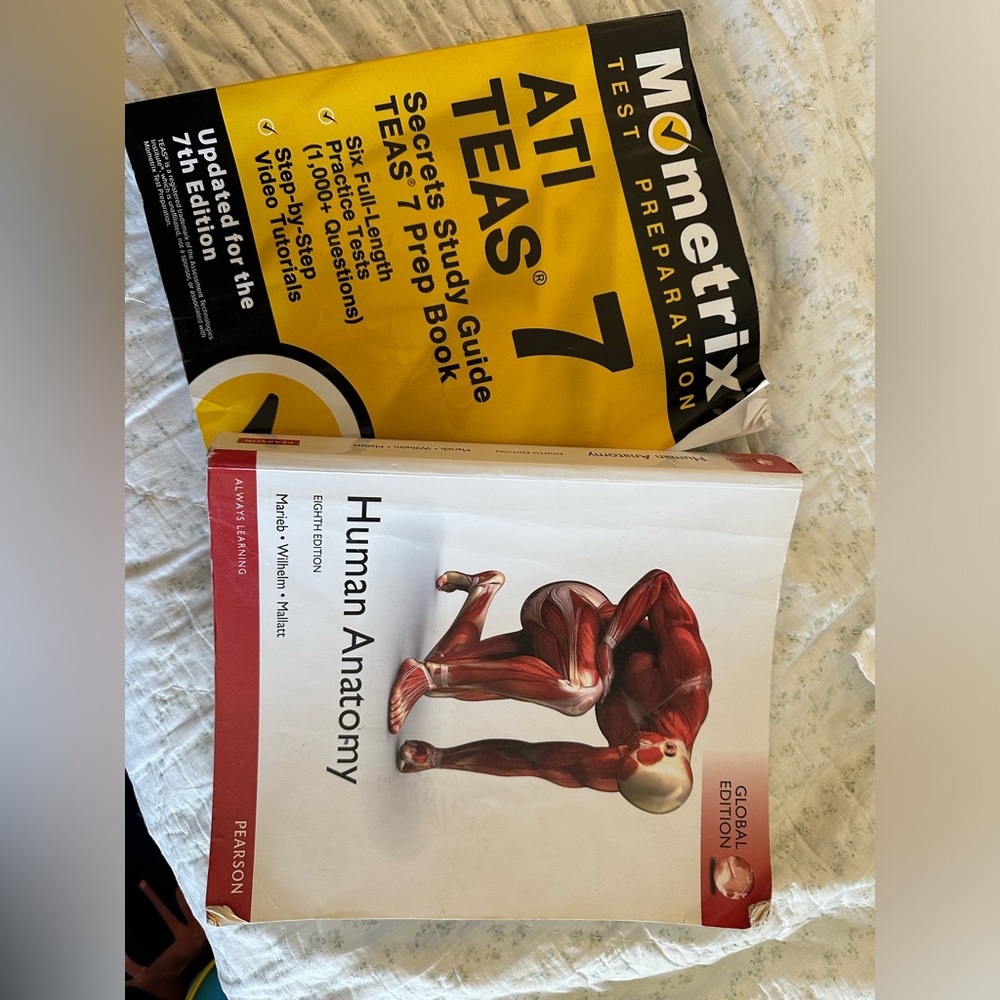 TEAS and human anatomy books
